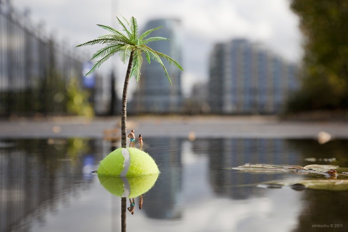 Sklinkachu Miniature Street Art by Slinkachu | Amusing Planet